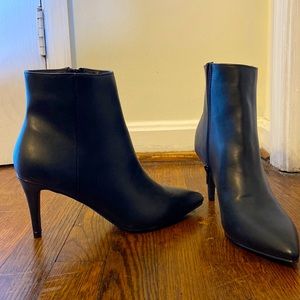 Black leather heeled boots (from Italy PittaRosso)